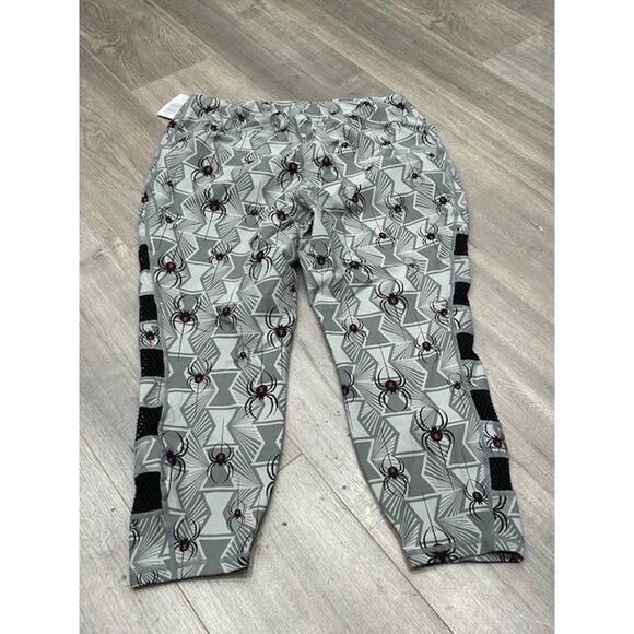 NWT Torrid x Marvel Womens Pants Mesh Leggings 4D Black Widow Gray Size 2X - Picture 2 of 8